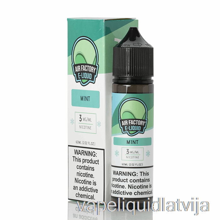 Piparmētra - Gaisa Rūpnīcas E-šķidrums - 60ml 0mg Vape šķidrums